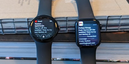 A parità di dimensioni, il display rettangolare dell'Apple Watch è in grado di visualizzare una quantità di testo leggermente superiore.