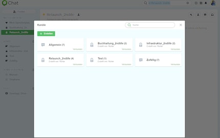 Creating a new channel is intuitive and straightforward.