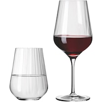 Ritzenhoff Red Wine & Water Glasses Star Cut (57 cl, 12 x, Red wine glasses)