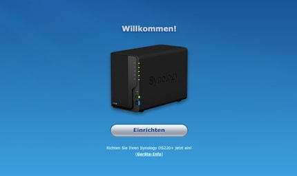 First small success: the NAS has been recognised and is waiting to be set up.