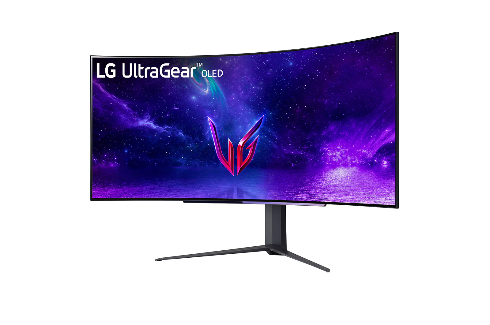 Der grosse Bruder LG UltraGear 45GR95QE mit einer Krümmung von 800R.