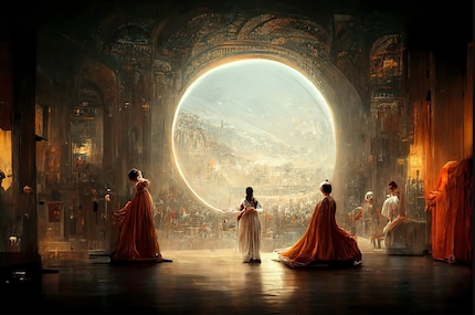 With the help of AI, Jason Allen wins a competition with this image.