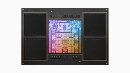 Rappresentazione schematica dell'Apple M2 Max.