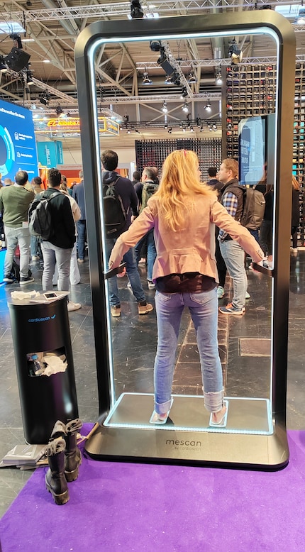 Will this soon be in every fitness centre? mescan by Cardioscan at ISPO in Munich.