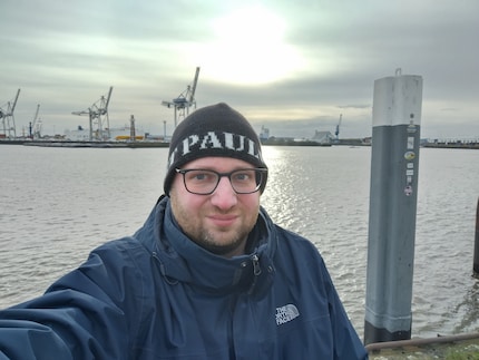 Selfie in controluce.