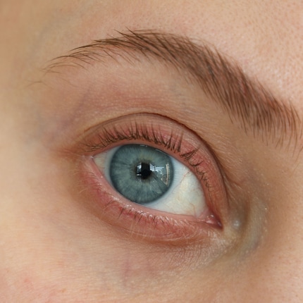 Le mie ciglia senza mascara.