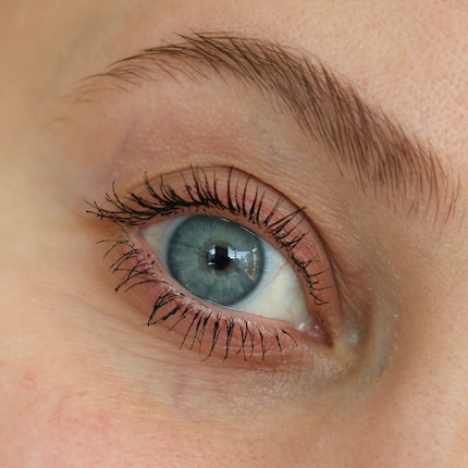 Le mie ciglia con il mascara L'Oréal Telescopic Lift.