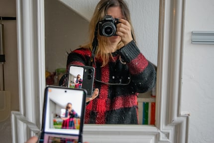 Grazie alla funzione di anteprima, posso creare una Michelle-ception.