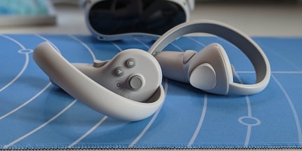 The controllers sit nicely in your hand.