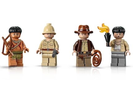 Naturalmente con una frusta: Indiana Jones come mini figura.