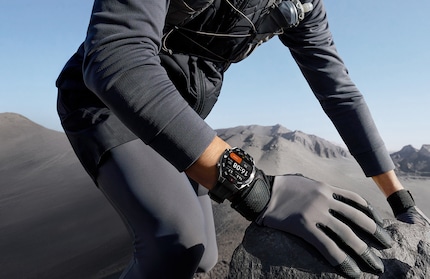 Il Huawei Watch Ultimate dovrebbe essere in grado di tenere il passo anche durante le escursioni.