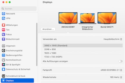 Nei monitor ultrawide posso ridurre solo la risoluzione e quindi la qualità dell’immagine.