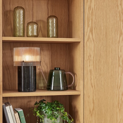 ... Thanks to the reflective surface, glass watering cans stand out twice as much.