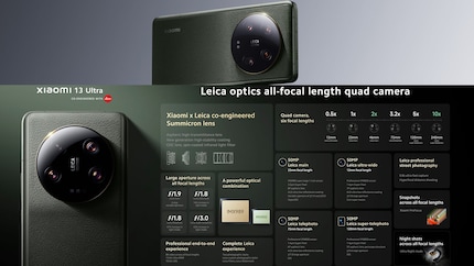 Xiaomi ha riassunto le caratteristiche delle quattro fotocamere in un grafico.