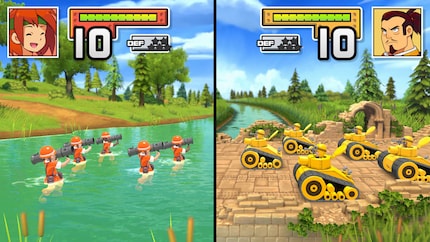 La grafica di «Advance Wars 1+2: Re-Boot Camp» è stata completamente ridisegnata.