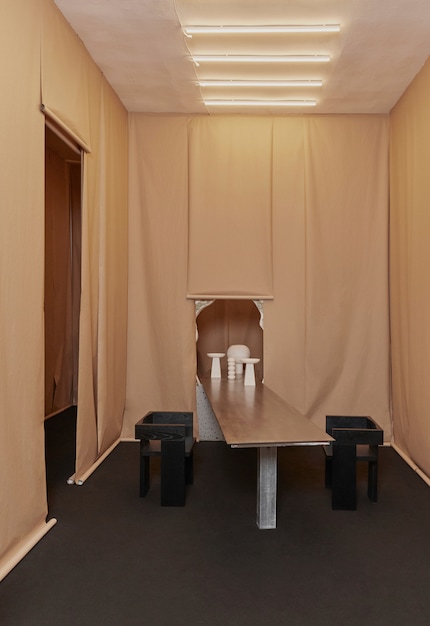 The furniture by Studioutte was on display in the Temporanea Galleria.