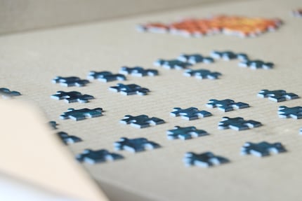 I cartoncini facilitano la raccolta e l'assemblaggio dei singoli pezzi.