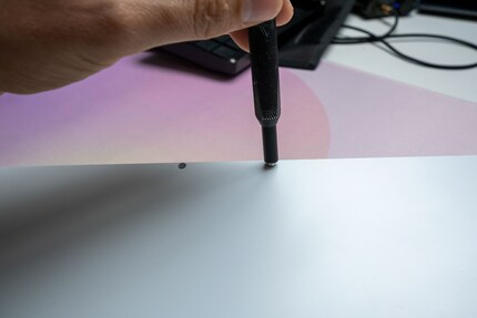 I only have to resort to alternative tools for very small holes.