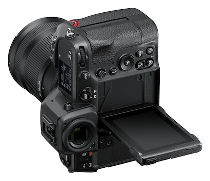The screen's rotating mechanism is also suitable for portrait format.