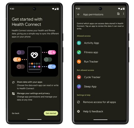 Health Connect sarà parte integrante di Android 14.
