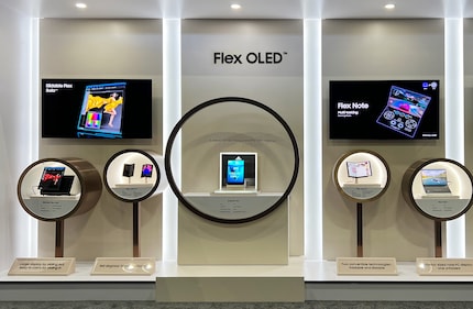 I nuovi display allo stand Samsung.