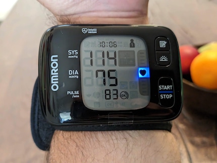 Al momento posso ritenermi soddisfatto della pressione sanguigna 114/75.