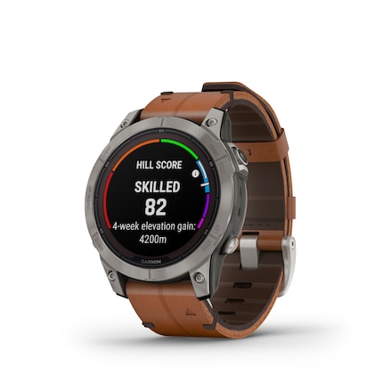 The new Hill Score measures differences in altitude - here on the Fenix 7 Pro.
