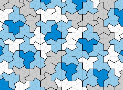 An aperiodic monotile.