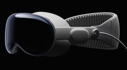 Ecco come si presentano le tanto attese cuffie per la realtà aumentata di Apple.