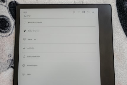 Con Dropbox e le funzioni beta, si hanno più opzioni sull'e-reader.