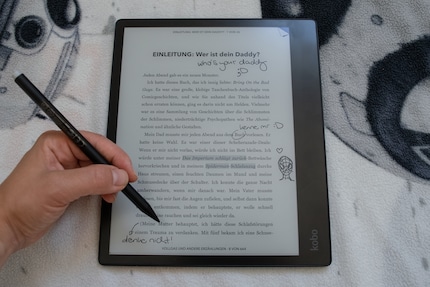 Modifica il tuo e-book con note, marcature e bozze.