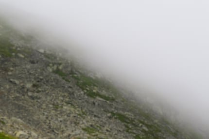 In the fog, a few blurry images like this one end up on the Fujifilm X-S20’s memory card.