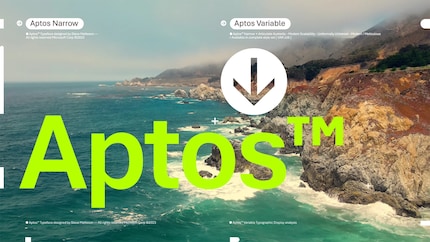 Aptos è il nome di una città californiana. Originariamente il font aveva il nome in codice Bierstadt.