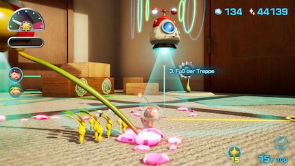 Convoca rapidamente tutti i Pikmin prima che faccia buio.