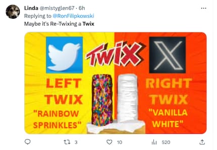 Twix è stato suggerito come soluzione temporanea.