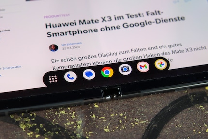 La barra del multitasking non è facile da aprire. Spesso chiudo un'app invece di aprirla.