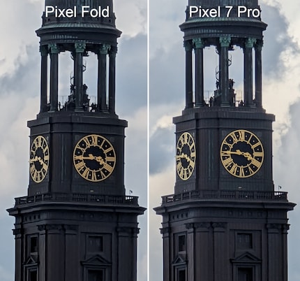 Lo zoom 20x a confronto con quello del Pixel 7 Pro.