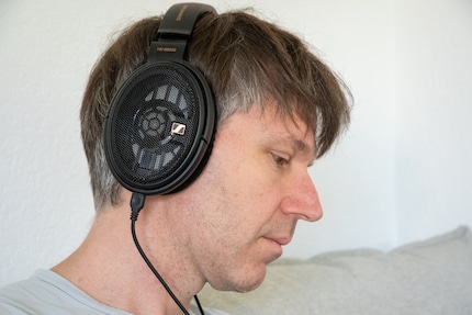 Trovo comode le cuffie Sennheiser.