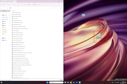 Enter the string as the folder’s name.