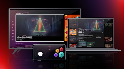  Ecco come appare il controller virtuale su uno smartphone.