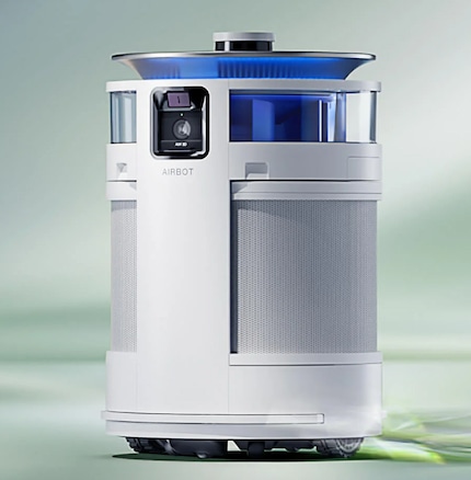 Non fa per noi: il purificatore d'aria mobile Airbot Z2, che ricorda R2D2.