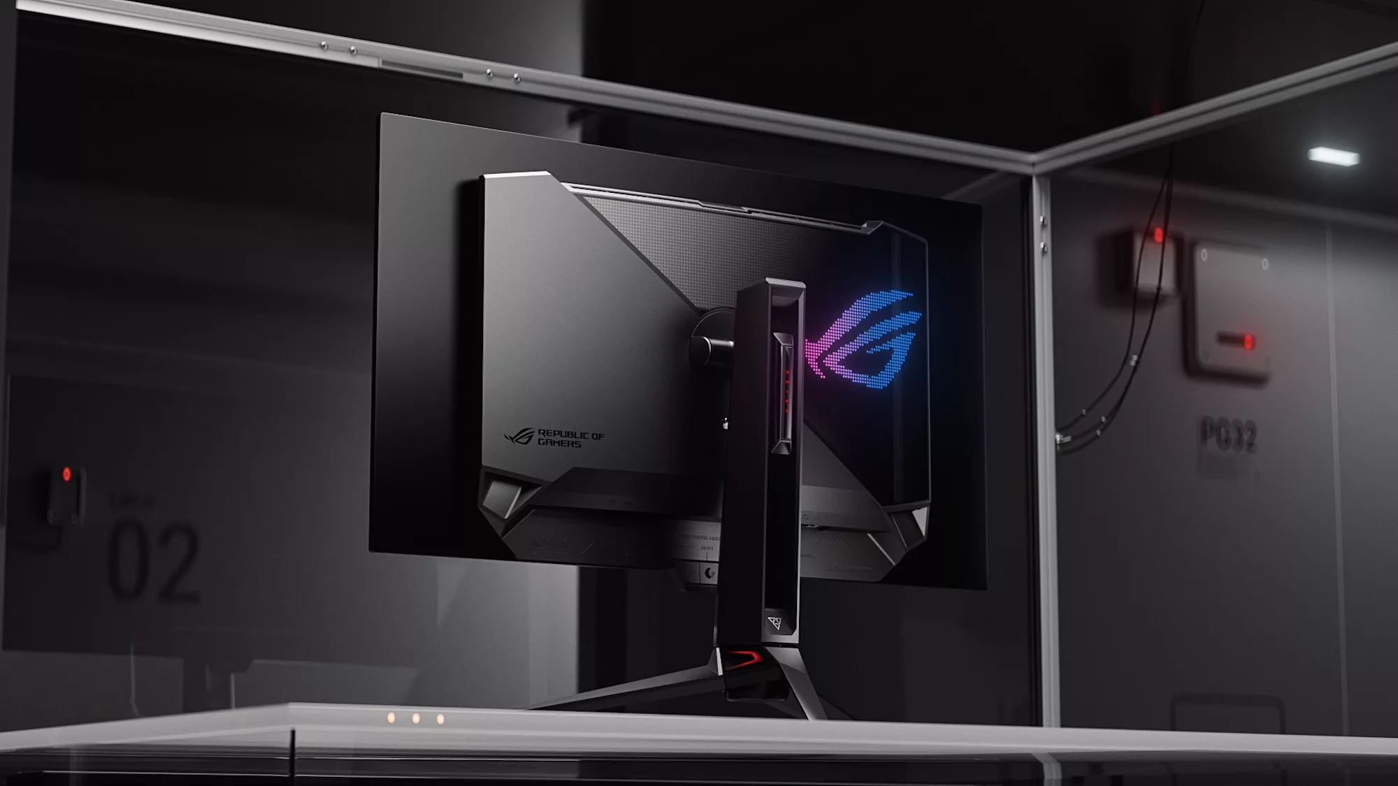 Secondo Asus, il dissipatore di calore personalizzato sul retro riduce il rischio di burn-in.