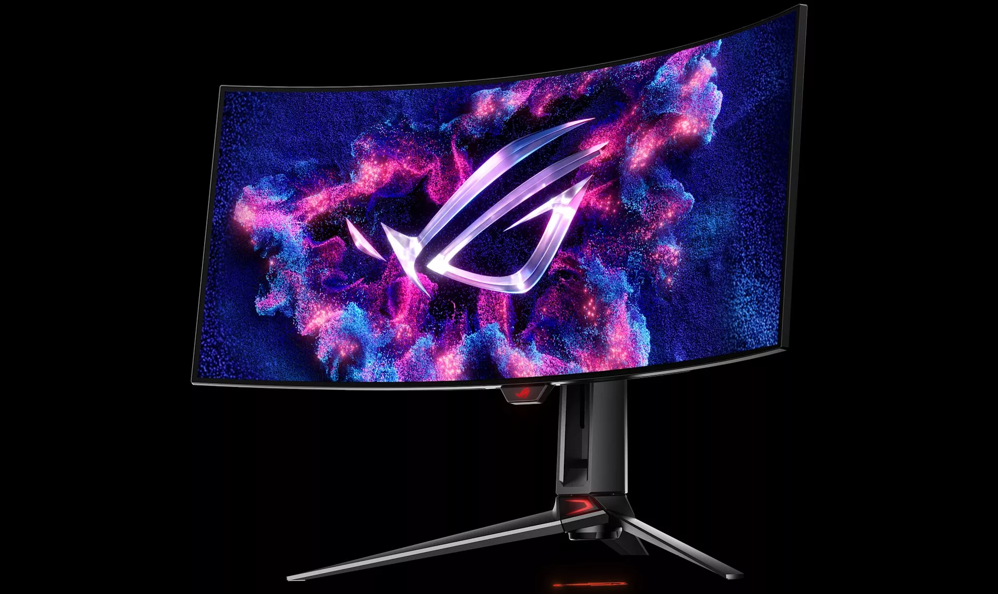 Il ROG Swift OLED PG34WCDM ha una forte curvatura di 800R e un pannello WOLED convenzionale.