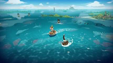 Le battaglie navali sono un must in un gioco di pirati.