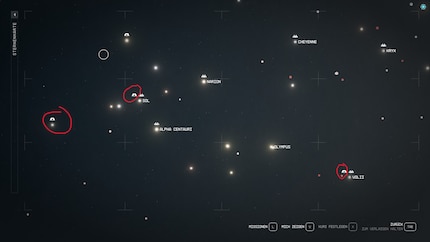 These icons mark your outposts.