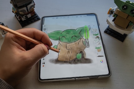 Disegno ovunque con il Galaxy Z Fold 5.