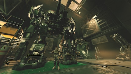 There’s so much to discover. Including this seemingly abandoned mech factory.