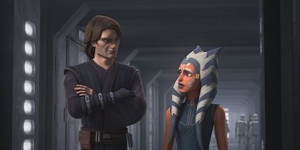Quel momento è l'ultima volta che Ahsoka vede Anakin vivo – Anakin, non Dart Fener.
