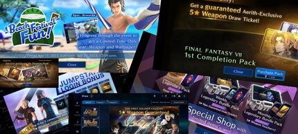 Una selezione di banner pubblicitari che svolazzano nel giro di pochi minuti.