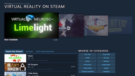 Prima che Valve lanciasse i propri occhiali VR, l'azienda si affidava alla collaborazione con HTC.